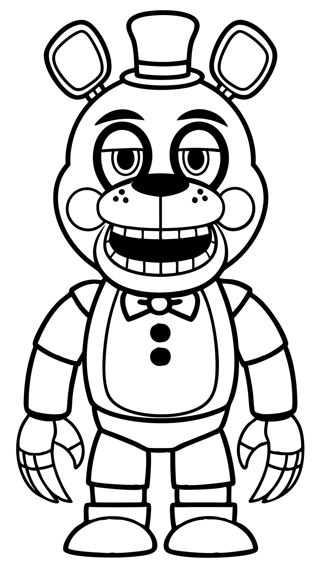 5 noches en Freddys Coloring Pages